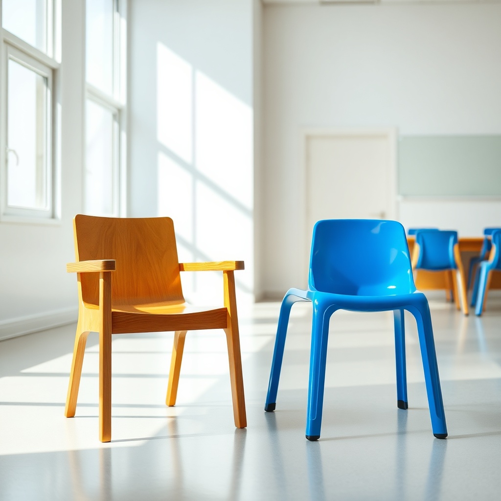 Chaise Scolaire En Bois Vs Plastique : Que Choisir ?